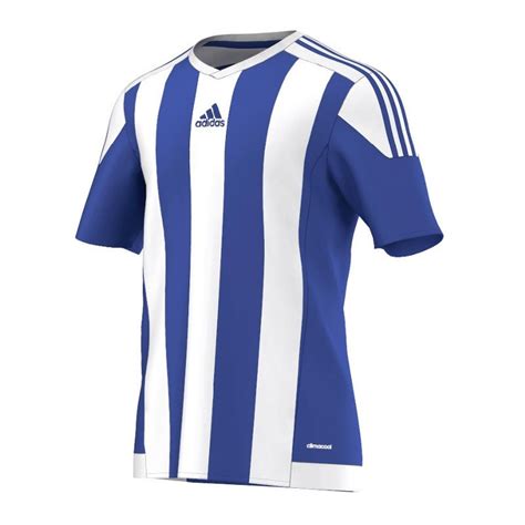 adidas 15 trikot blau weiß|adidas Striped 15 Trikot kurzarm Dunkelblau Weiss.